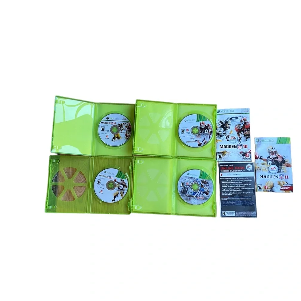 4 XBOX 360 GAMES NFL